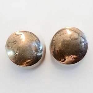 Vintage Set of 2 Original Indian Head Buffalo Nickel Buttons Handmade‎